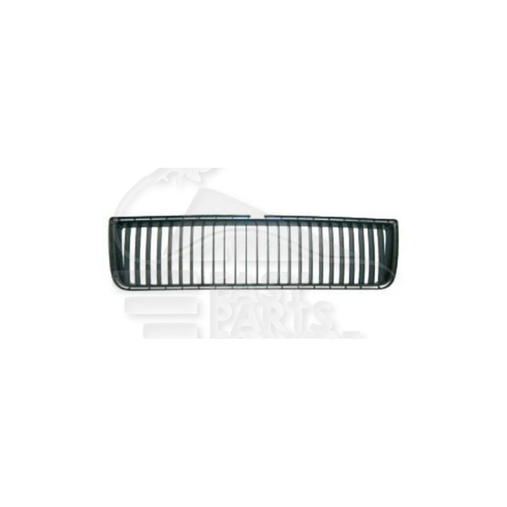GRILLE CENTRALE DE PARE-CHOC AVANT NOIRE pour SKODA OCTAVIA