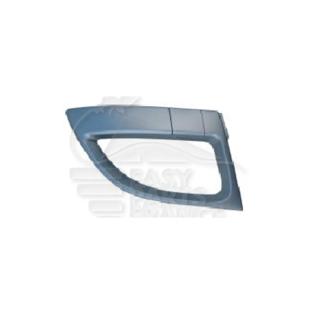 GRILLE DE PARE-CHOC AVANT-DROIT A PEINDRE APPRET - NOIR AVEC CACHE CROCHET pour RENAULT SENIC