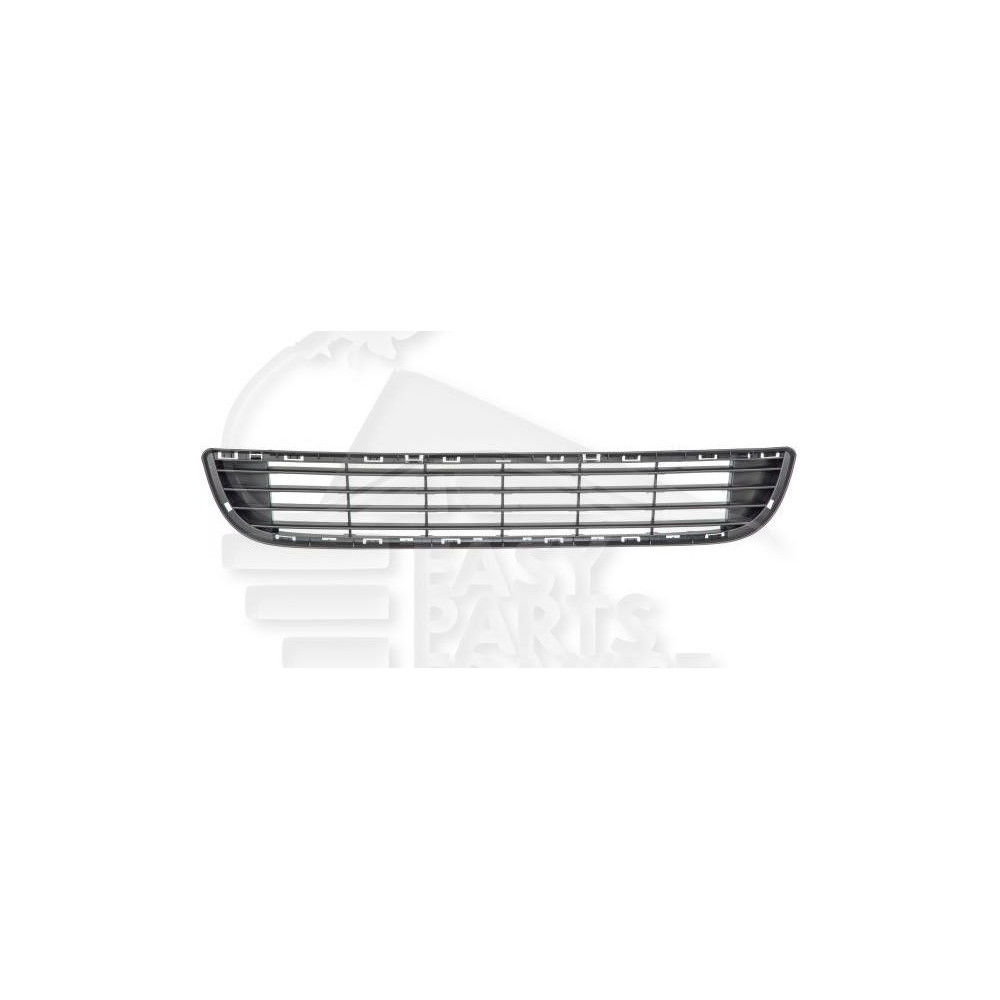 GRILLE DE PARE-CHOC AVANT CENTRALE INFÉRIEUR NOIRE pour PEUGEOT PARTNER