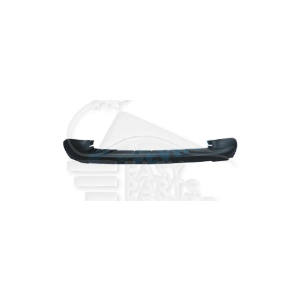 MOULURE DE PARE-CHOC AVANT NOIRE pour PEUGEOT 207