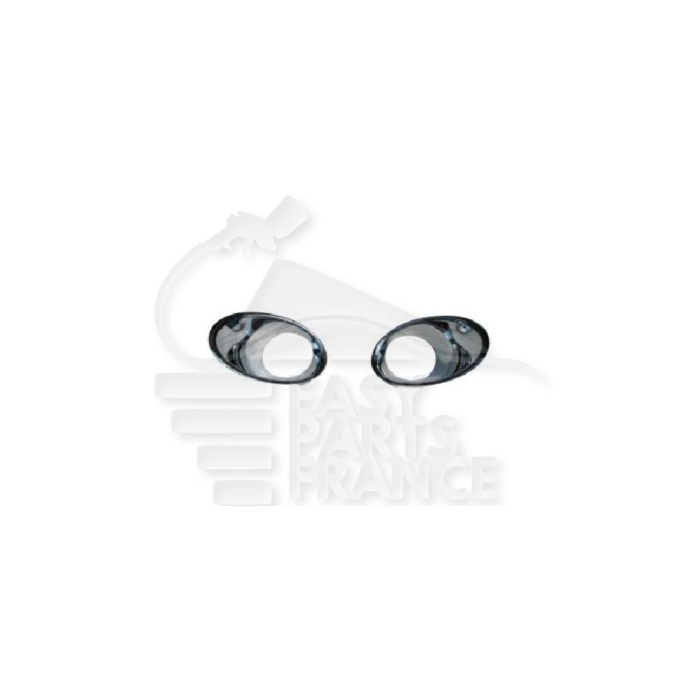 ENJOLIVEUR ANTI-BROUILLARD AVANT-DROIT/AVANT-GAUCHE CHROME pour RENAULT MEGANE