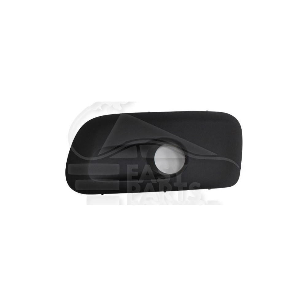 GRILLE DE PARE-CHOC AVANT-GAUCHE SUPÉRIEUR NOIRE AVEC EMPLACEMENT ANTI-BROUILLARD pour CITROEN C3