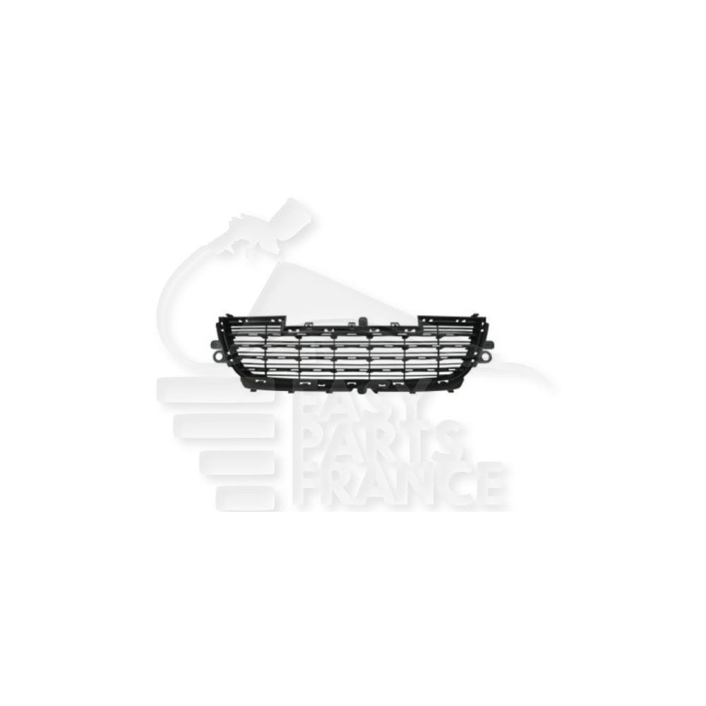 GRILLE DE PARE-CHOC AVANT CENTRALE NOIRE pour PEUGEOT 2008