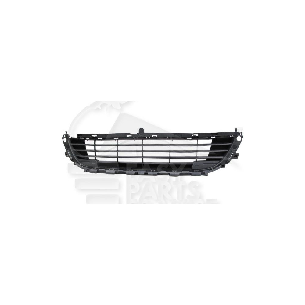 GRILLE DE PARE-CHOC AVANT CENTRALE NOIRE pour CITROEN C4