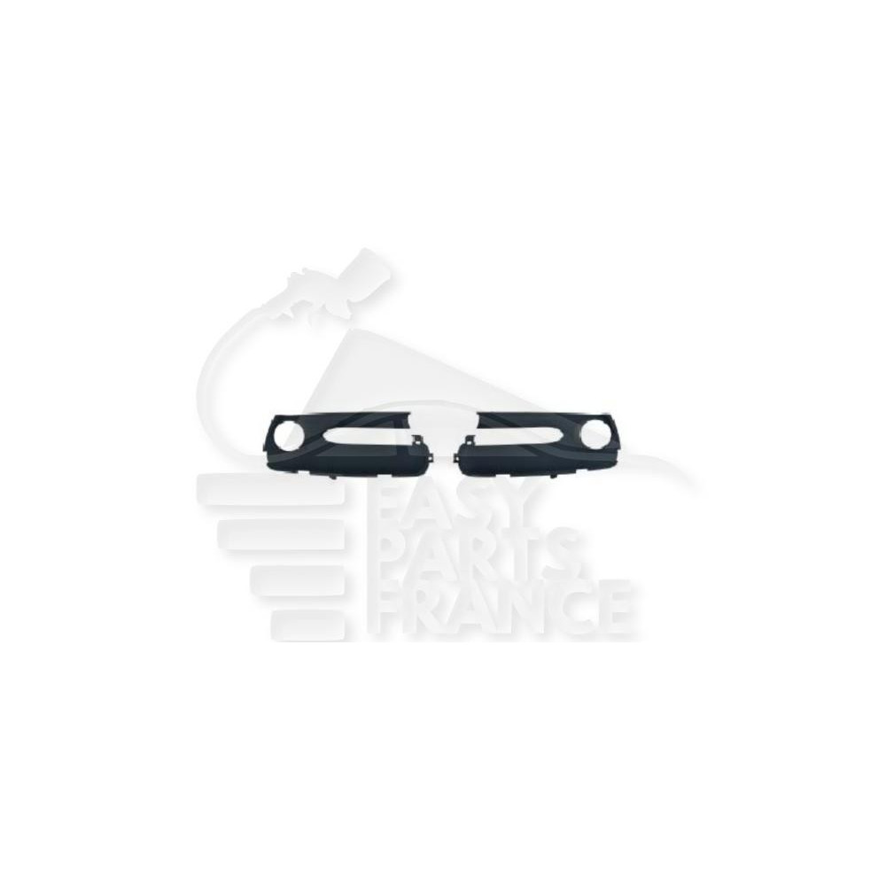 GRILLE DE PARE-CHOC AVANT-DROIT/AVANT-GAUCHE AVEC EMPLACEMENT ANTI-BROUILLARD et FEU DE JOUR NOIRE pour RENAULT GRAND SCENIC