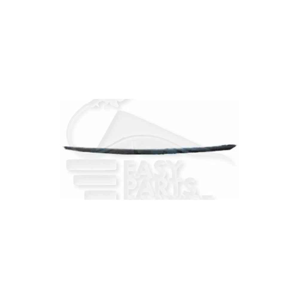 SPOILER DE PARE-CHOC AVANT-DROIT/AVANT-GAUCHE NOIR pour PEUGEOT 407