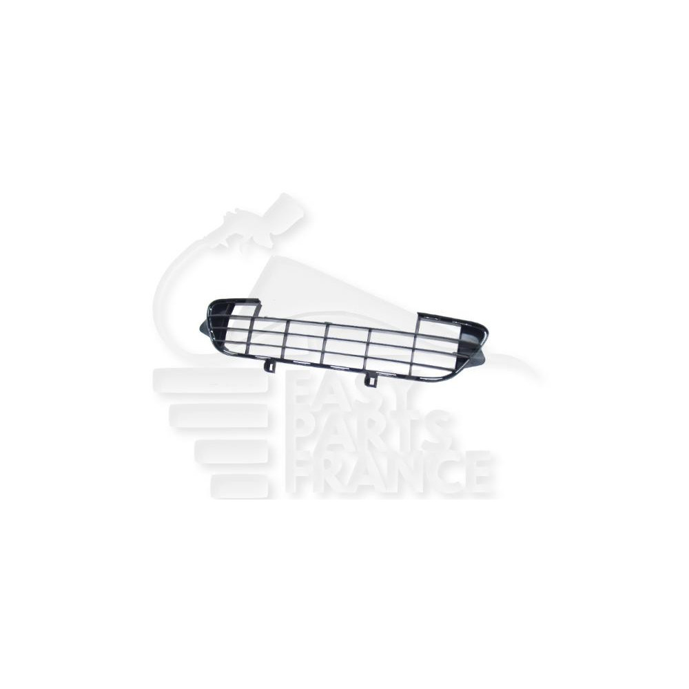 GRILLE DE PARE-CHOC AVANT CENTRALE NOIRE pour CITROEN C3