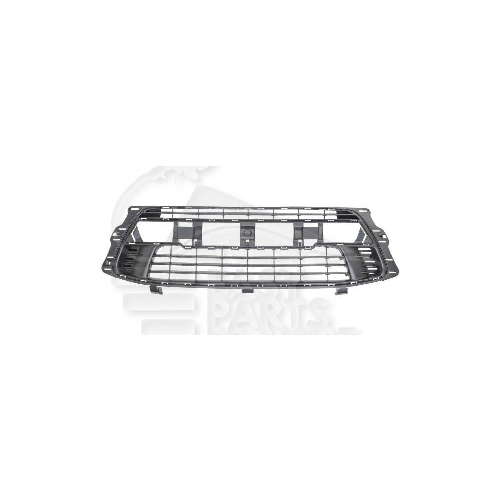 GRILLE DE PARE-CHOC AVANT CENTRALE NOIRE pour CITROEN C4