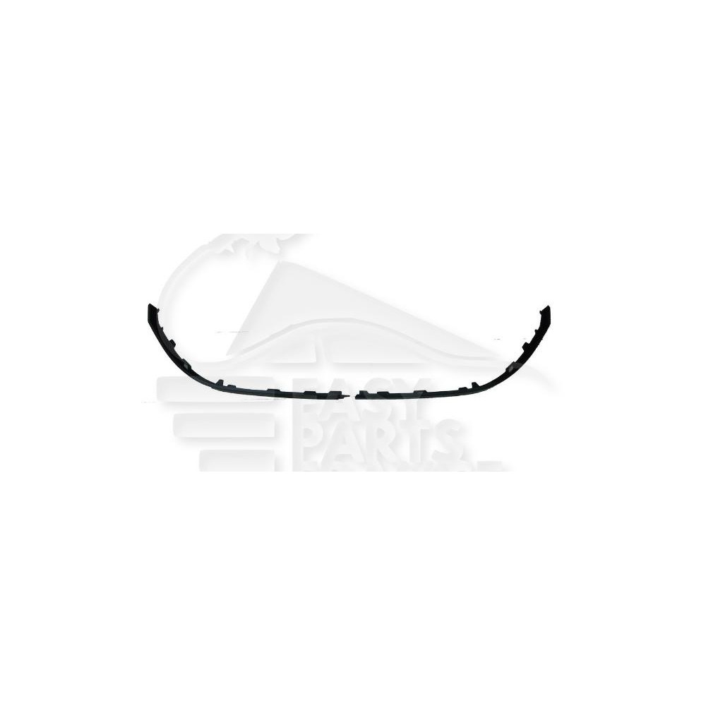 SPOILER DE PARE-CHOC AVANT AVANT-DROIT/AVANT-GAUCHE NOIR pour CITROEN C3