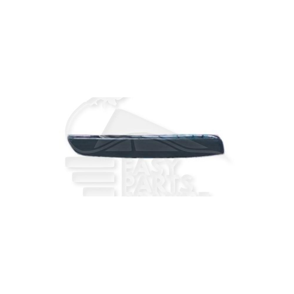MOULURE DE PARE-CHOC AVANT-DROIT AVEC MOULURE CHROMEE pour PEUGEOT 407