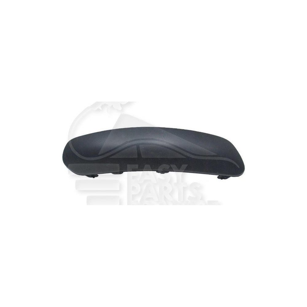 MOULURE DE PARE-CHOC AVANT-GAUCHE NOIRE pour CITROEN C3