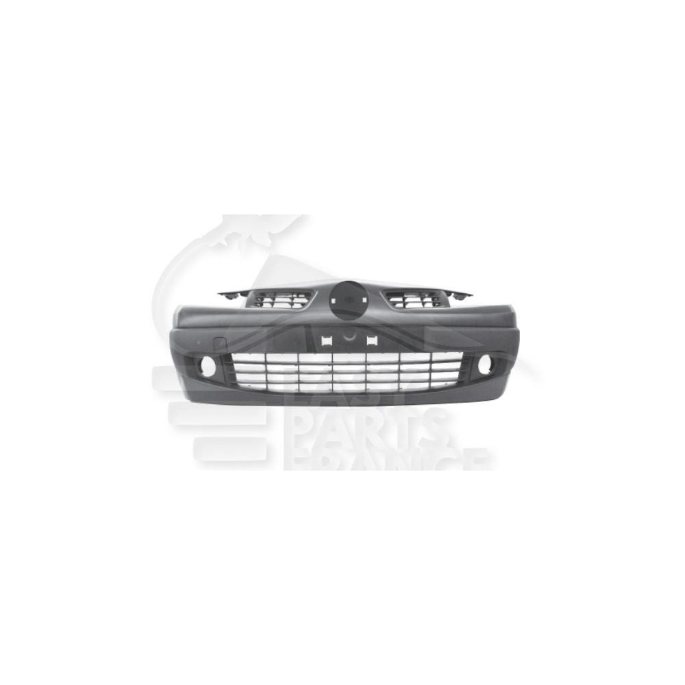 PARE-CHOC AVANT A PEINDRE COMPLET AVEC CALANDRE et MOULURE MODÈLE ECO pour RENAULT MEGANE