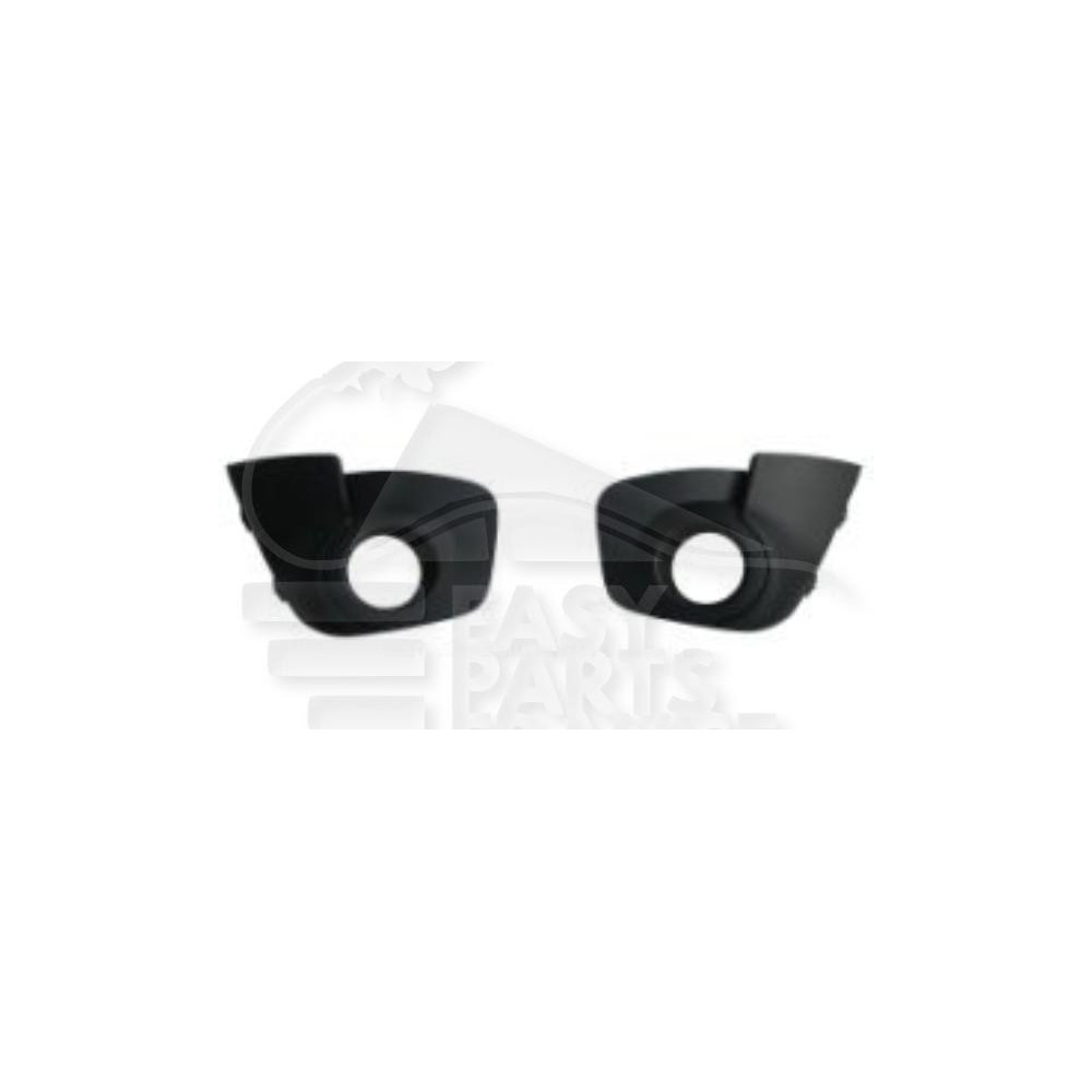 GRILLE DE PARE-CHOC AVANT-DROIT/AVANT-GAUCHE AVEC EMPLACEMENT ANTI-BROUILLARD NOIRE pour RENAULT TWINGO