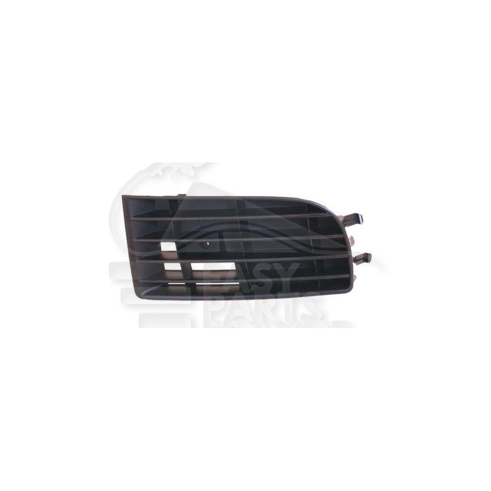 GRILLE DE PARE-CHOC AVANT-GAUCHE NOIRE pour VOLKSWAGEN GOLF