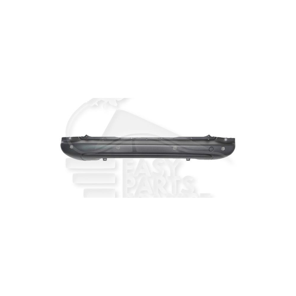 PARE-CHOC ARRIÈRE NOIR AVEC PACKONTROL pour PEUGEOT PARTNER