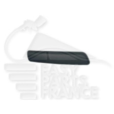 MOULURE DE PARE-CHOC ARRIÈRE-DROIT NOIRE pour RENAULT CLIO