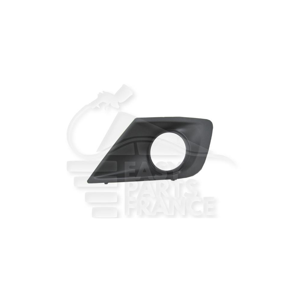 GRILLE DE PARE-CHOC AVANT-GAUCHE NOIRE AVEC EMPLACEMENT ANTI-BROUILLARD pour PEUGEOT 207
