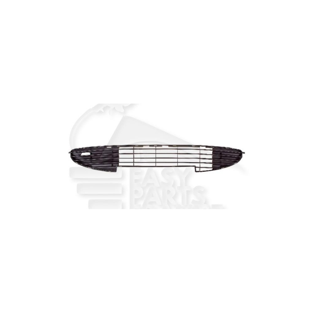 GRILLE DE PARE-CHOC AVANT CENTRALE NOIRE - SPORT pour PEUGEOT 206