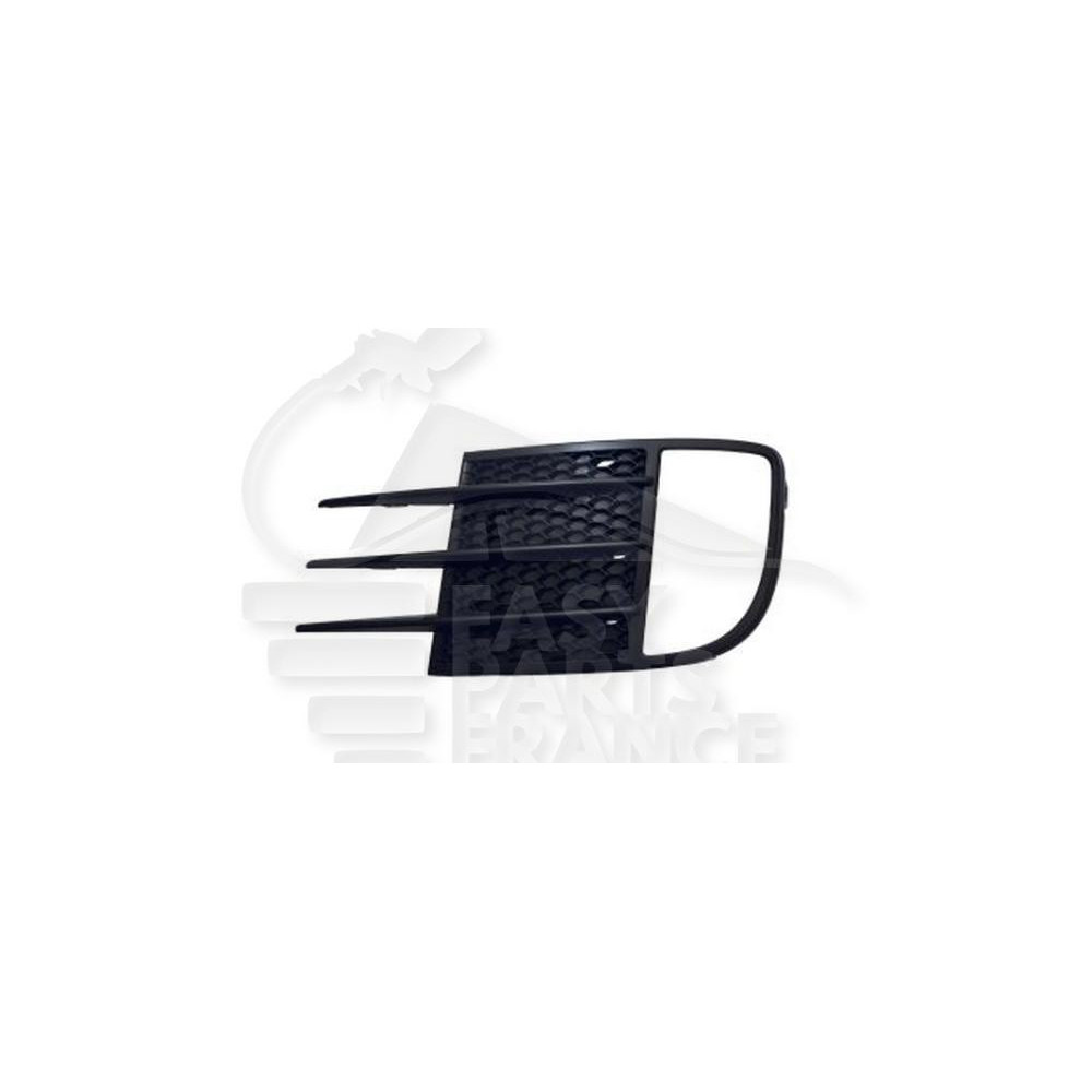 GRILLE DE PARE-CHOC AVANT-GAUCHE NOIRE AVEC EMPLACEMENT ANTI-BROUILLARD pour VOLKSWAGEN GOLF