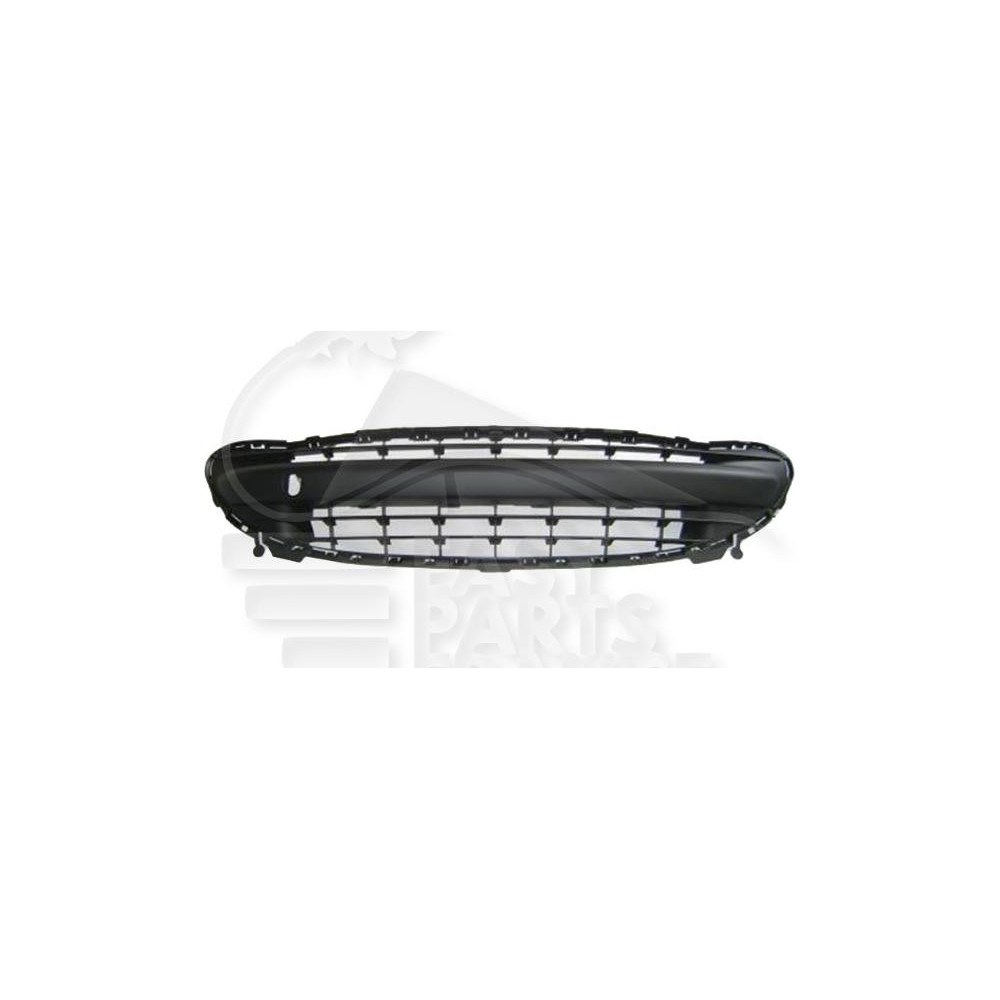 GRILLE DE PARE-CHOC AVANT CENTRALE NOIRE pour PEUGEOT 207