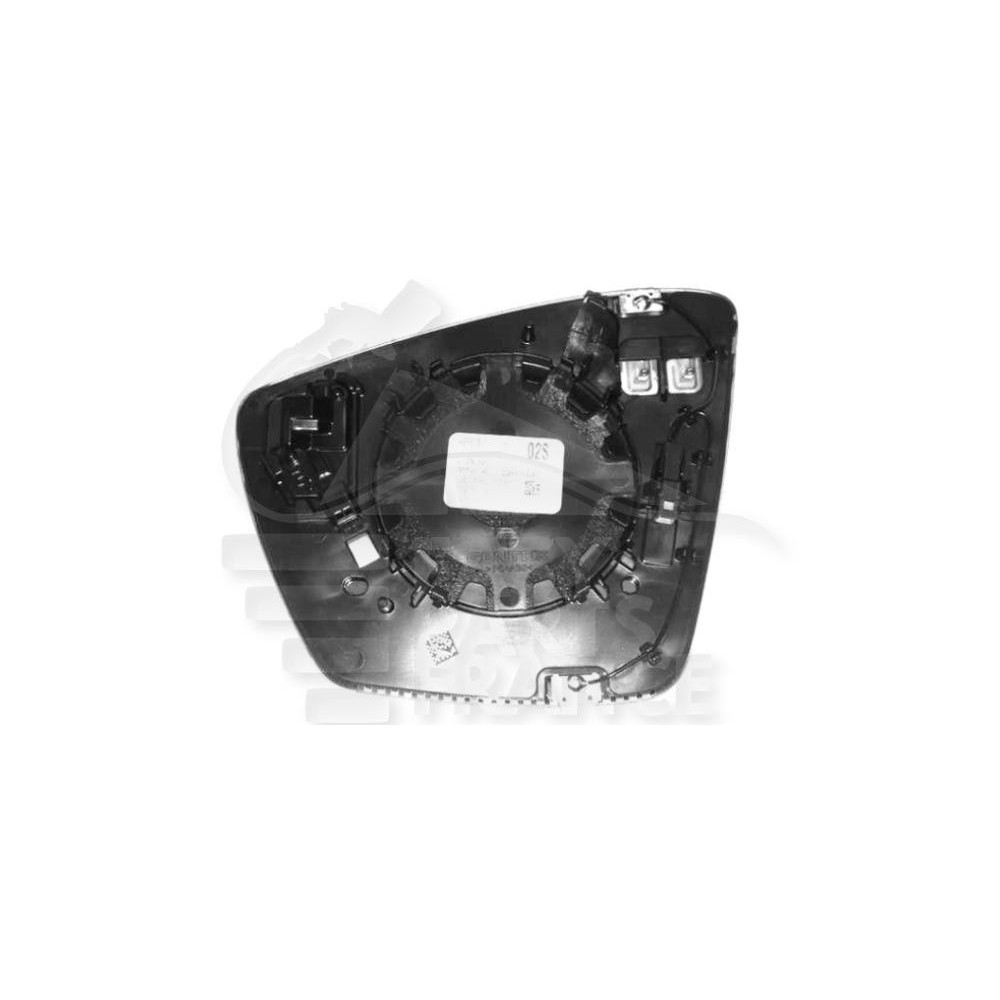 GLACE DE RÉTROVISEUR DROIT CHAUFFANT et DÉTECT. ANGLE MORT pour SKODA KODIAQ