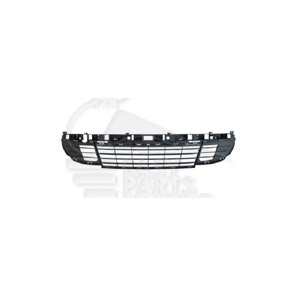 GRILLE DE PARE-CHOC AVANT CENTRALE NOIRE pour RENAULT GRAND SCENIC