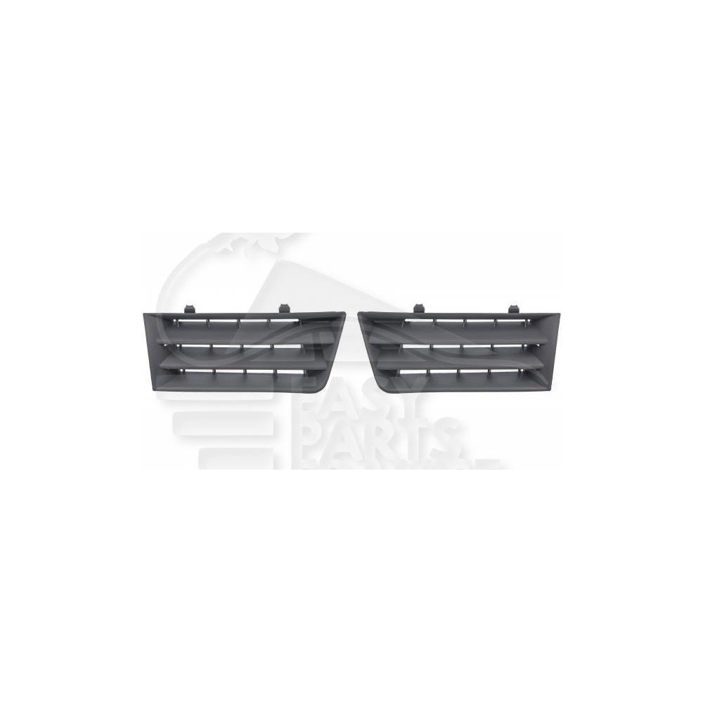 KIT DE GRILLE DE CALANDRE D/GAUCHE NOIRE pour RENAULT MEGANE
