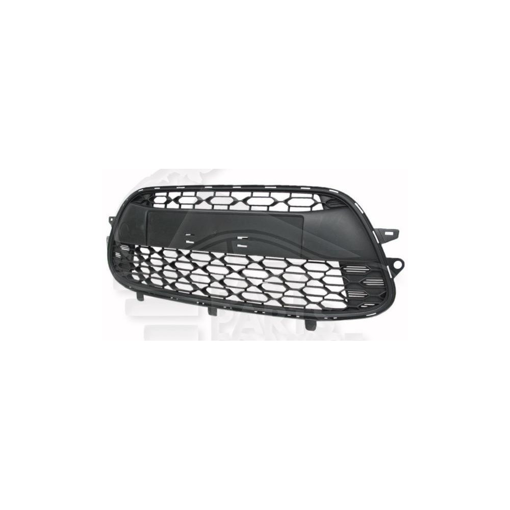 GRILLE DE PARE-CHOC AVANT CENTRALE NOIRE pour CITROEN C3