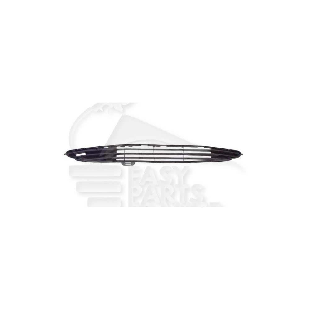 GRILLE DE PARE-CHOC AVANT CENTRALE NOIRE pour PEUGEOT 206