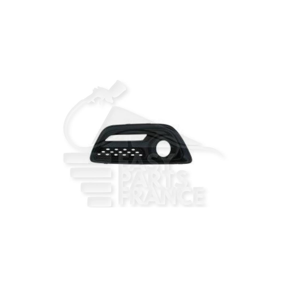 GRILLE DE PARE-CHOC AVANT-GAUCHE NOIRE AVEC EMPLACEMENT ANTI-BROUILLARD pour RENAULT CAPTUR