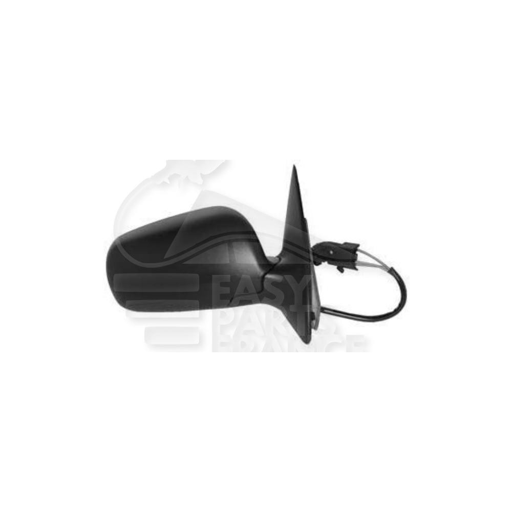 RÉTROVISEUR DROIT A CABLE NOIR pour SKODA FABIA