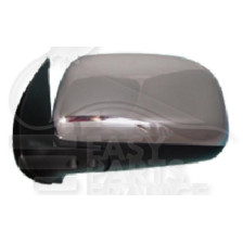 RÉTROVISEUR GAUCHE MANUEL CHROME pour TOYOTA HILUX