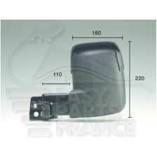 RÉTROVISEUR GAUCHE MANUEL BRAS COURT NOIR pour FORD TRANSIT