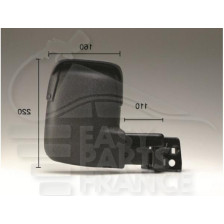 RÉTROVISEUR DROIT MANUEL BRAS COURT NOIR pour FORD TRANSIT