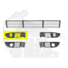 GRILLE DE PARE-CHOC AVANT-DROIT NOIRE pour VOLKSWAGEN PASSAT