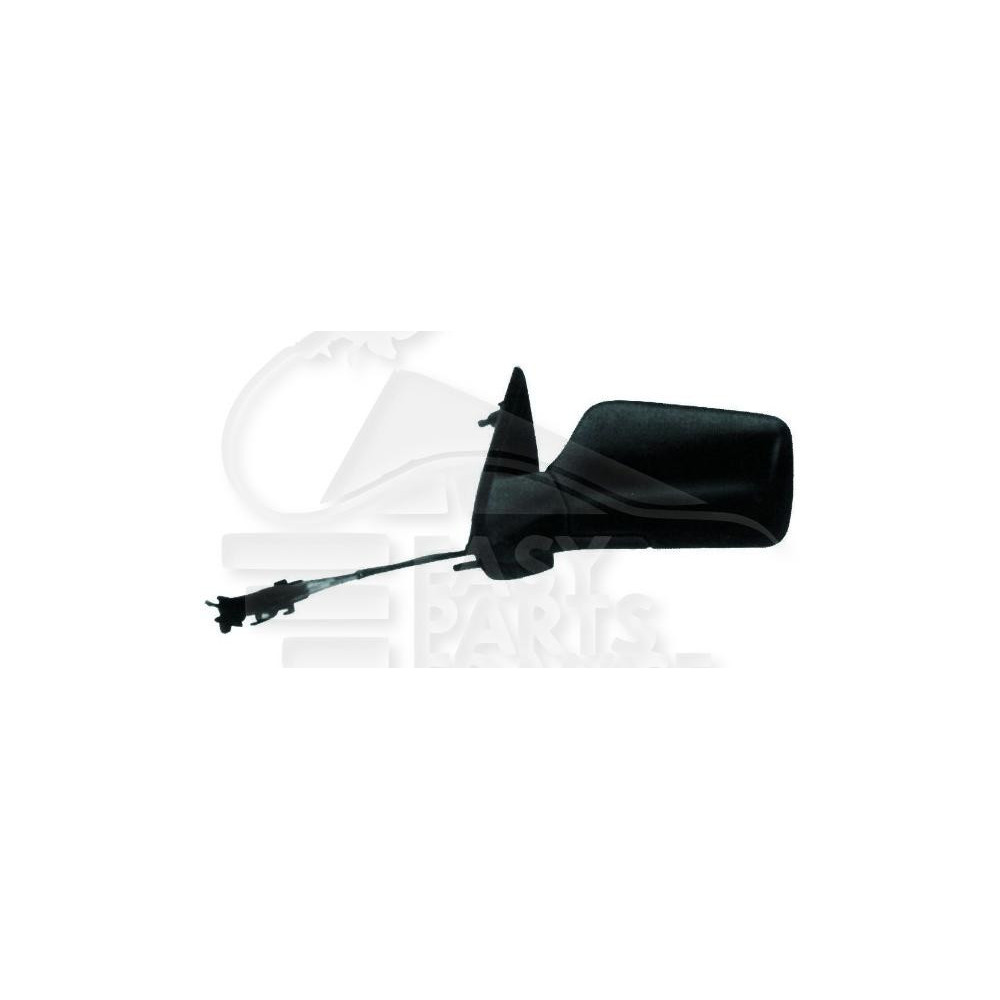 RÉTROVISEUR GAUCHE A CABLE NOIR pour VOLKSWAGEN GOLF