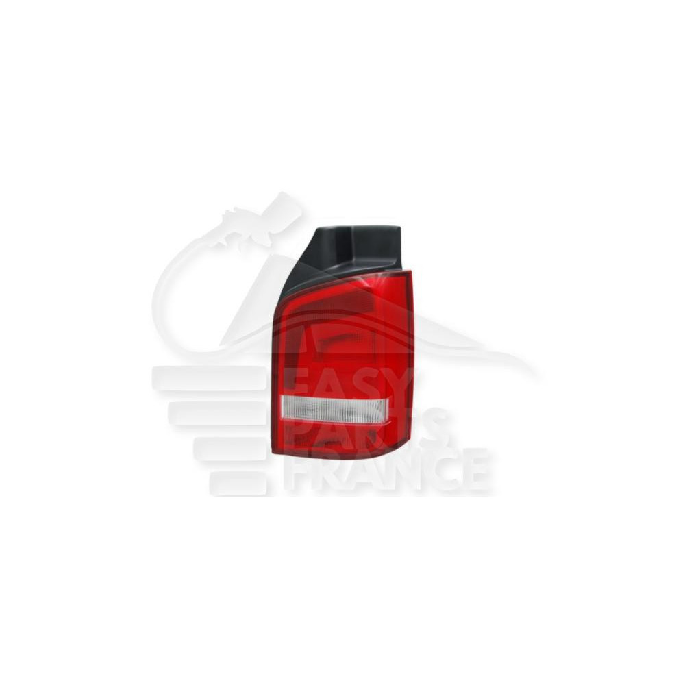 FEU ARRIÈRE-DROIT ROUGE/BLANC - 1 PORTE pour VOLKSWAGEN TRANSPORTER