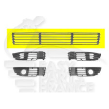 GRILLE CENTRALE DE PARE-CHOC AVANT NOIRE pour VOLKSWAGEN PASSAT