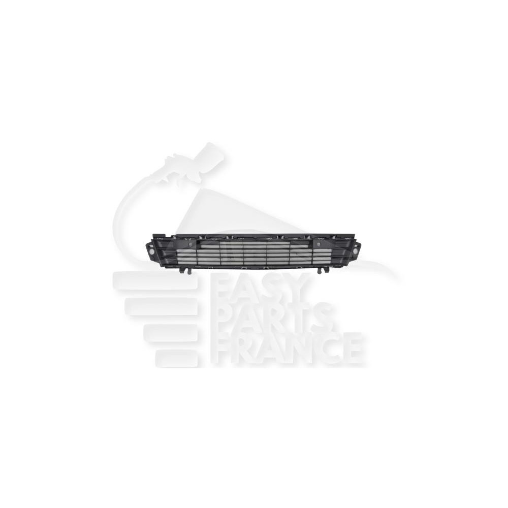 GRILLE DE PARE-CHOC AVANT CENTRALE NOIRE AVEC PACKONTROL pour PEUGEOT PARTNER