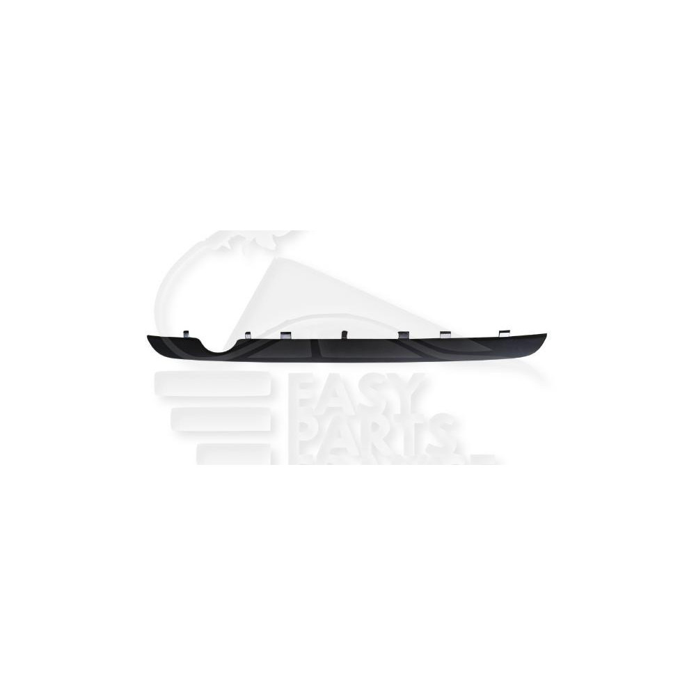 SPOILER DE PARE-CHOC ARRIÈRE NOIR pour CITROEN C2