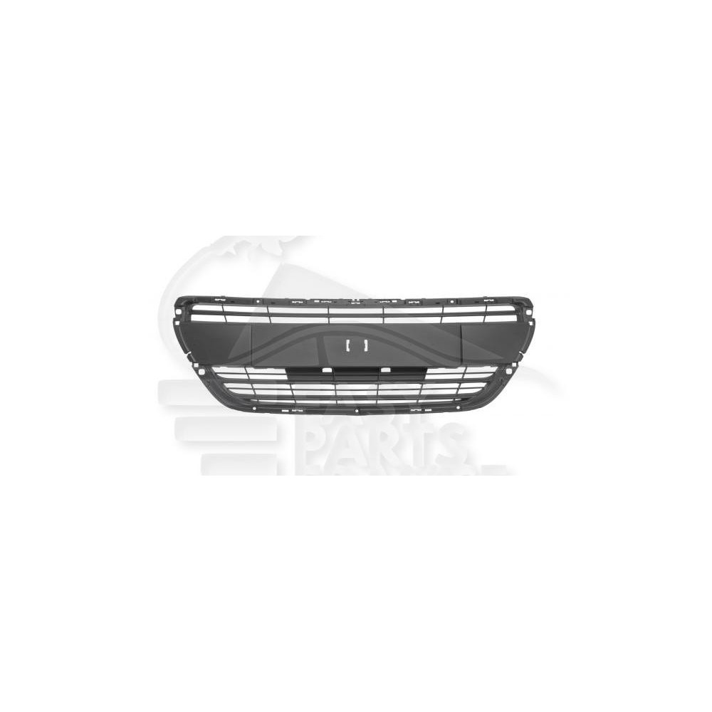 GRILLE DE PARE-CHOC AVANT CENTRALE NOIRE pour PEUGEOT 208