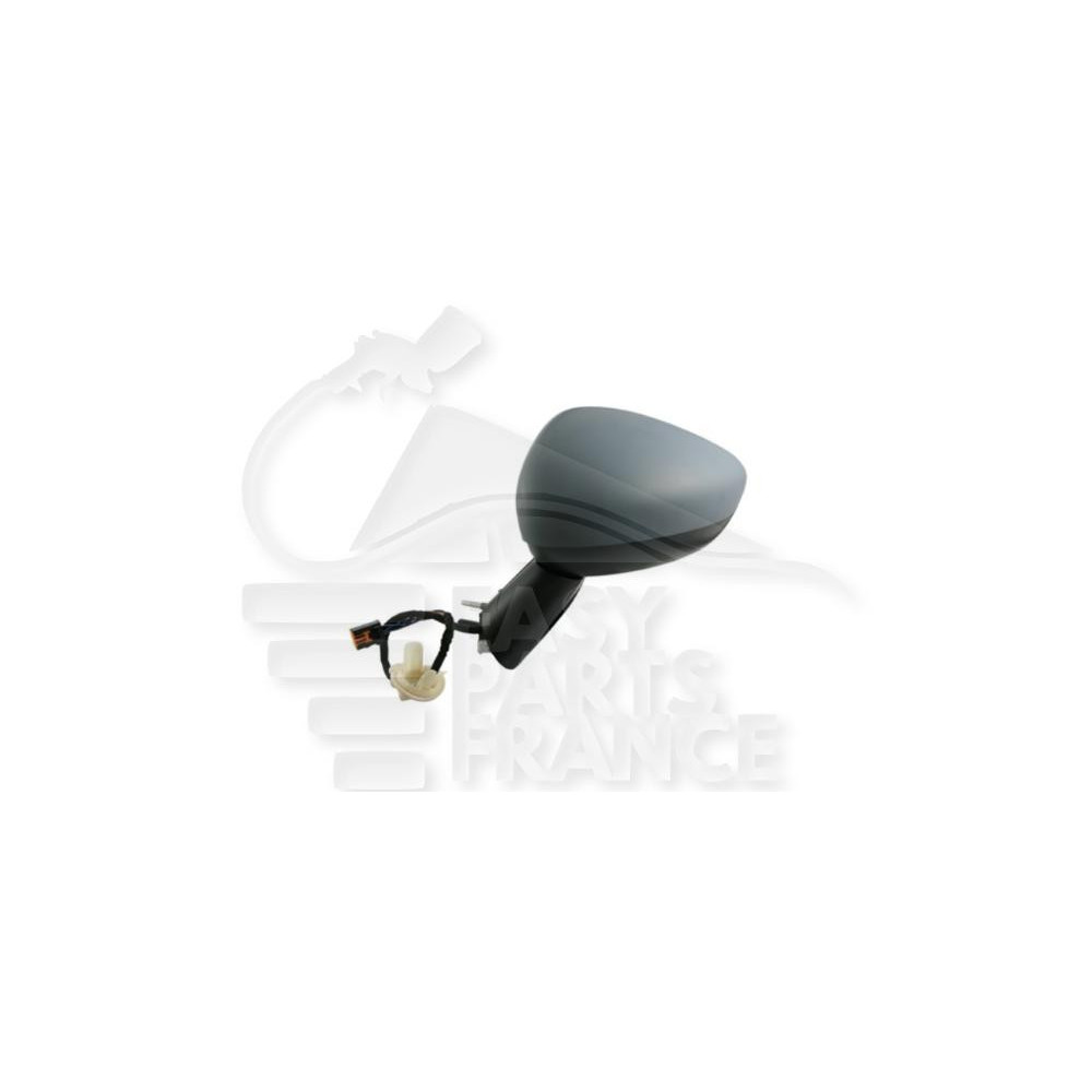RÉTROVISEUR GAUCHE ÉLECTRIQUE CHAUFFANT BASE NOIRE COQUE A PEINDRE AVEC FEU 7 PINS pour CITROEN C4