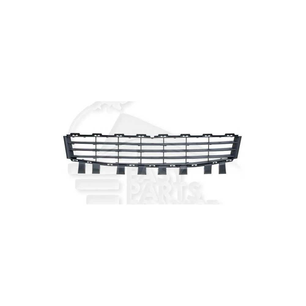 GRILLE DE PARE-CHOC AVANT CENTRALE NOIRE pour RENAULT MEGANE