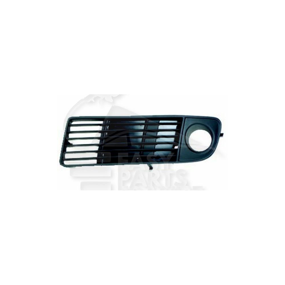 GRILLE DE PARE-CHOC AVANT-GAUCHE NOIRE AVEC EMPLACEMENT ANTI-BROUILLARD pour AUDI A6