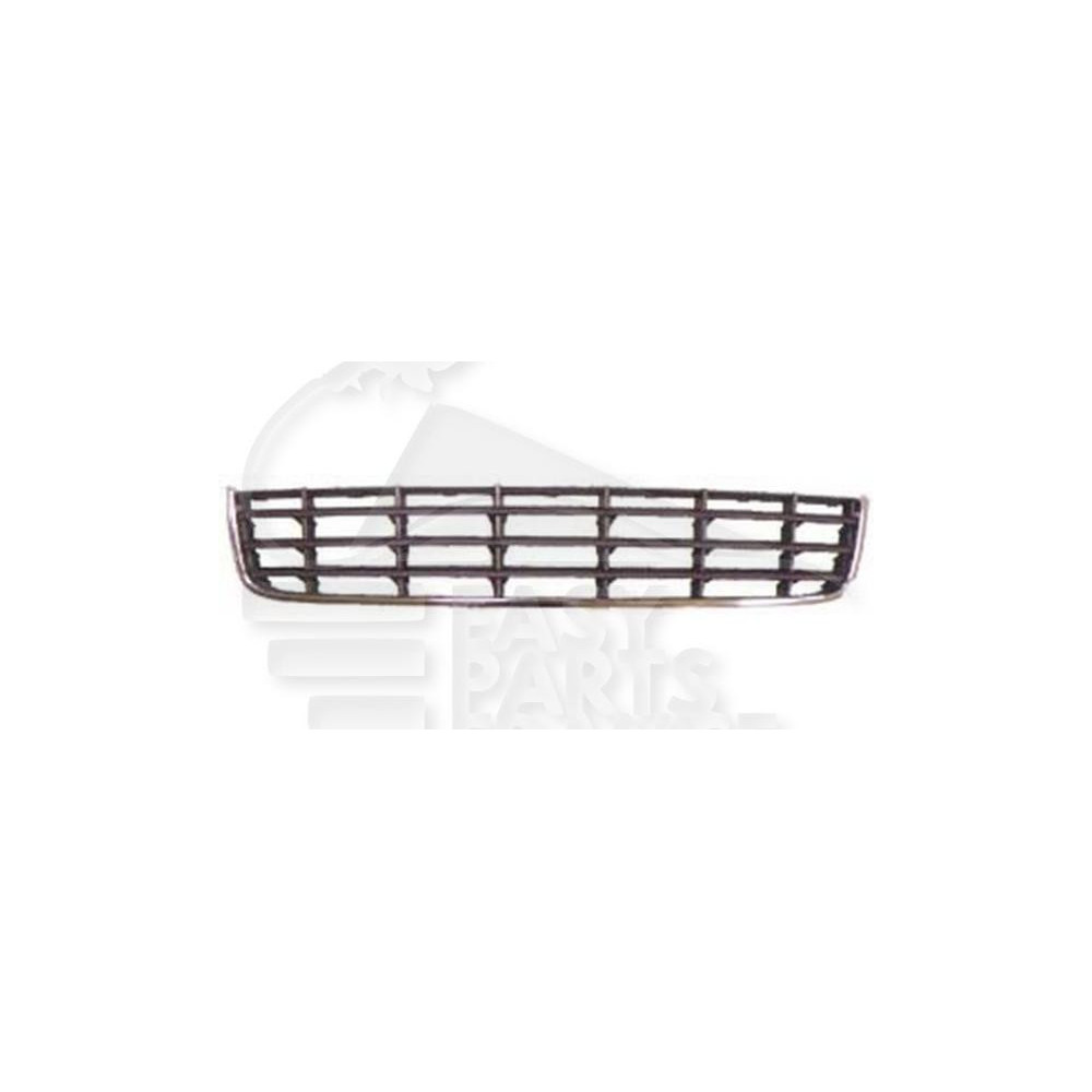 GRILLE DE PARE-CHOC CENTRALE NOIRE pour AUDI A6