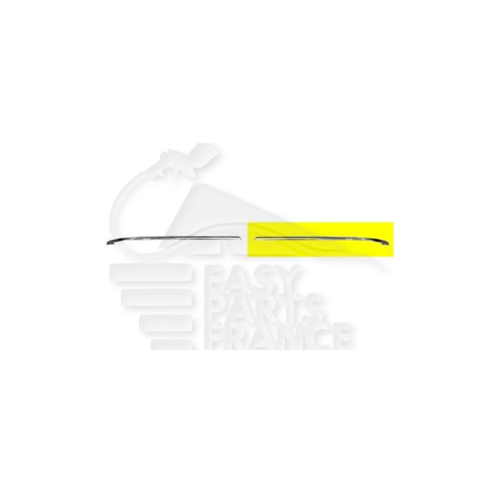 MOULURE DE PARE-CHOC AVANT-GAUCHE CHROMEE pour AUDI A6