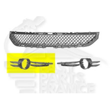GRILLE DE PARE-CHOC AVANT-DROIT NOIRE pour BMW S3 E46 3 PTES / COUPE