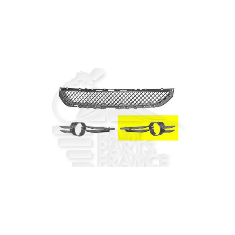 GRILLE DE PARE-CHOC AVANT-GAUCHE NOIRE pour BMW S3 E46 3 PTES / COUPE