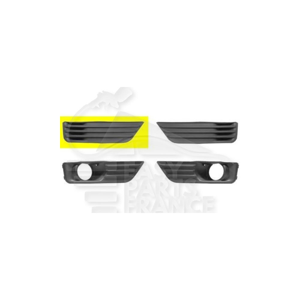 GRILLE DE PARE-CHOC AVANT-DROIT NOIRE pour FORD FOCUS