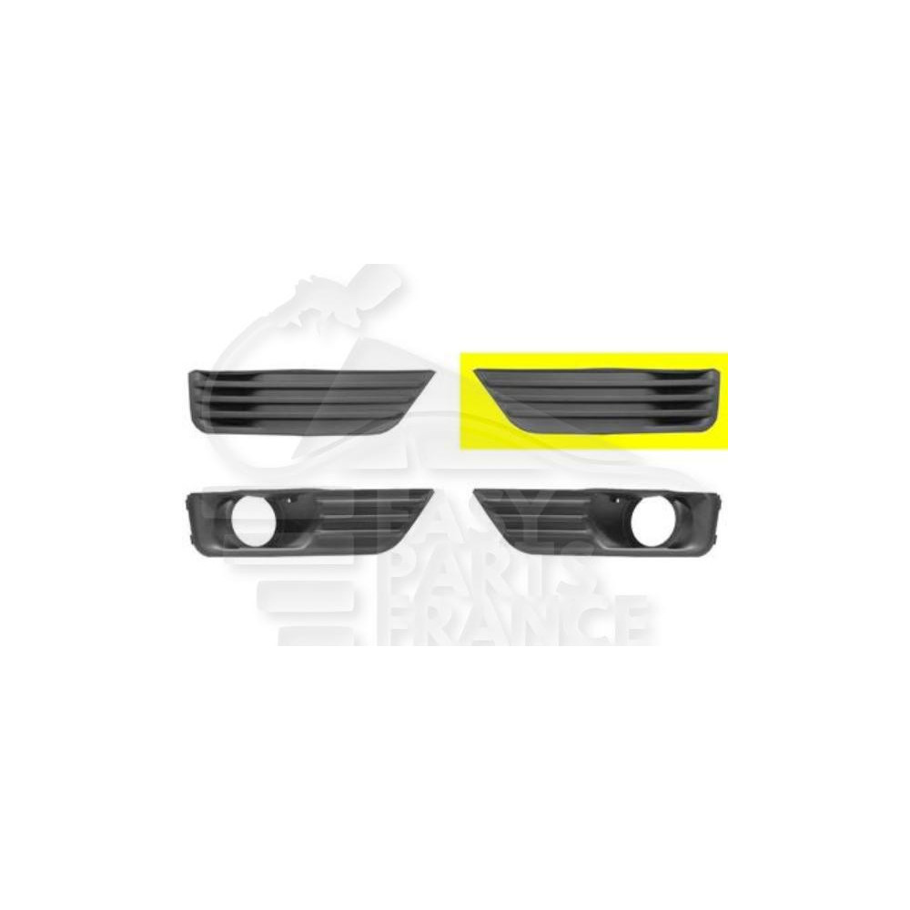 GRILLE DE PARE-CHOC AVANT-GAUCHE NOIRE pour FORD FOCUS